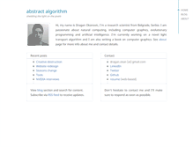 Tablet Screenshot of abstract-algorithm.com